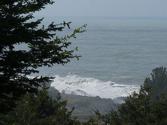 Heavy weather at blowhole