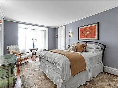 bedroom suite with queen size bed and full bath