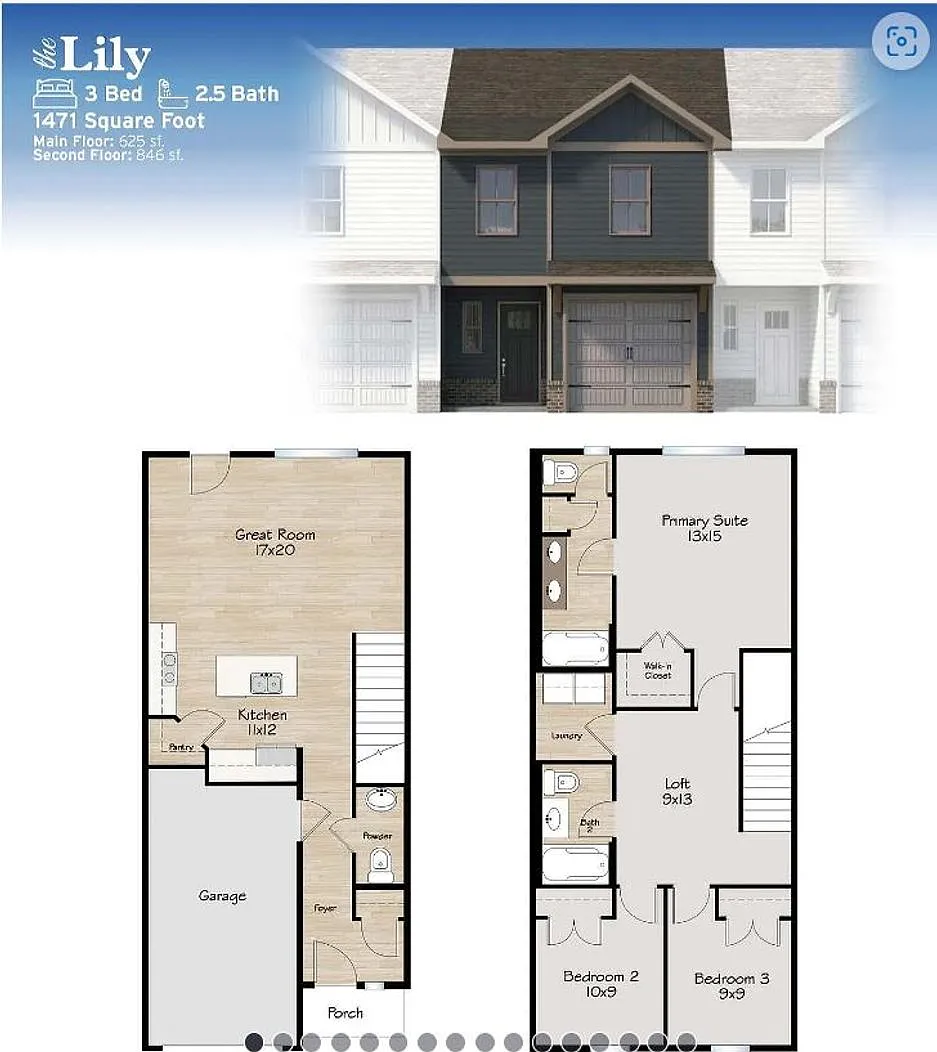 Stunning 3-Bed, 2.5-Bath Townhome at The Lily at Clover Ridge — Photo 2