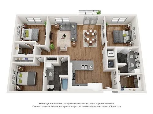 Floor plan The Huntsman