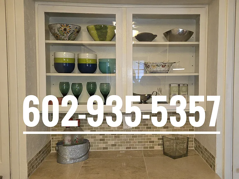 abundant dining room storage
