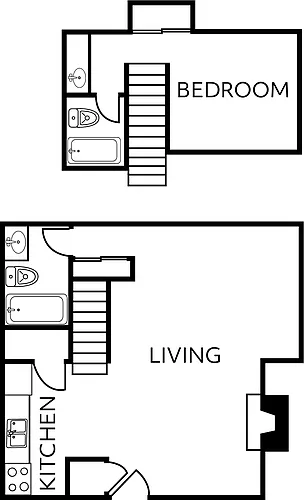 Floor plan A1-1B1B