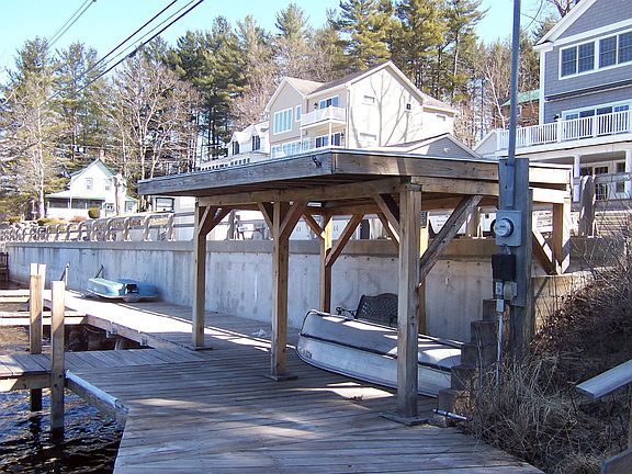 Covered Sitting Area at Dock
