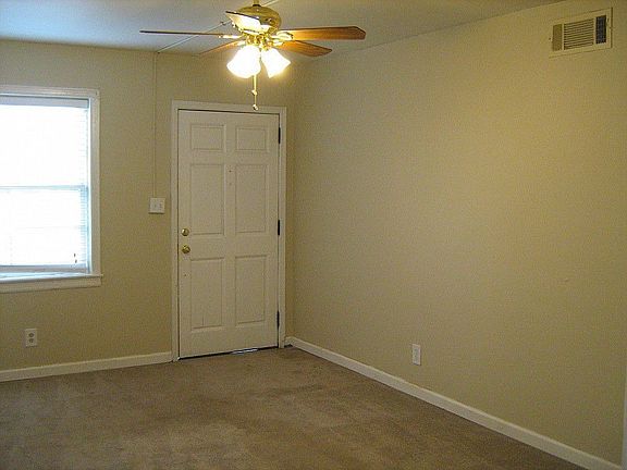Spacious living room with fresh paint