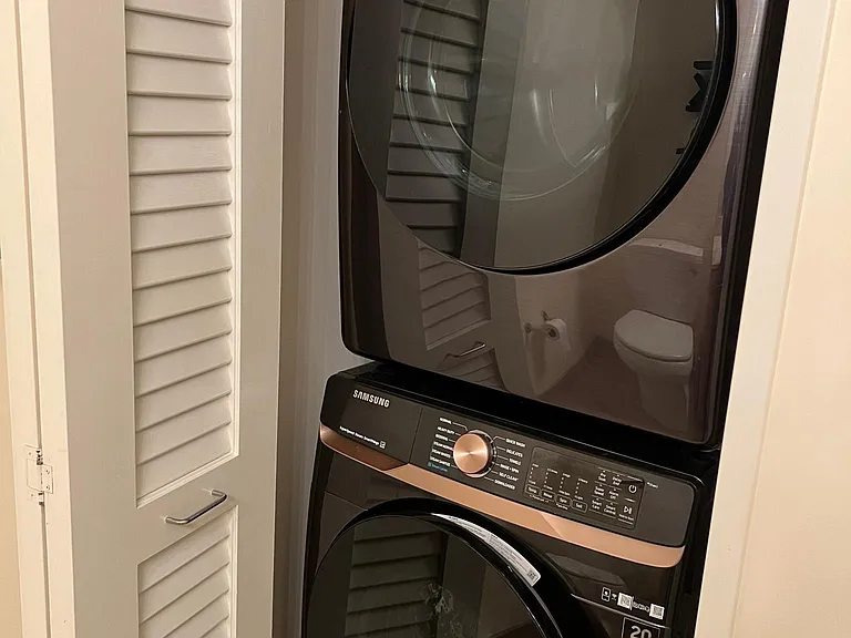 new Samsung washer and dryer