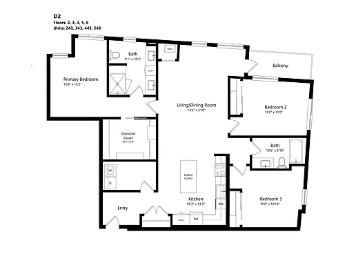 Floor plan D2
