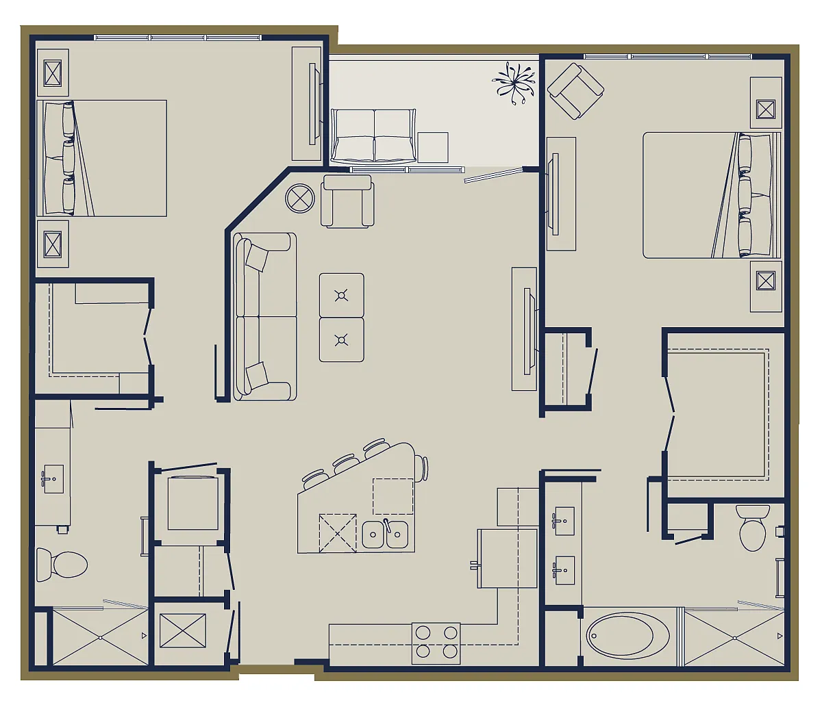 Floor plan E1