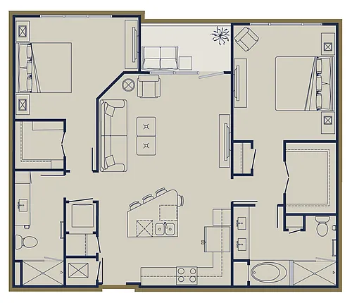 Floor plan E1
