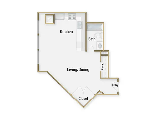 Floor plan Nob Hill