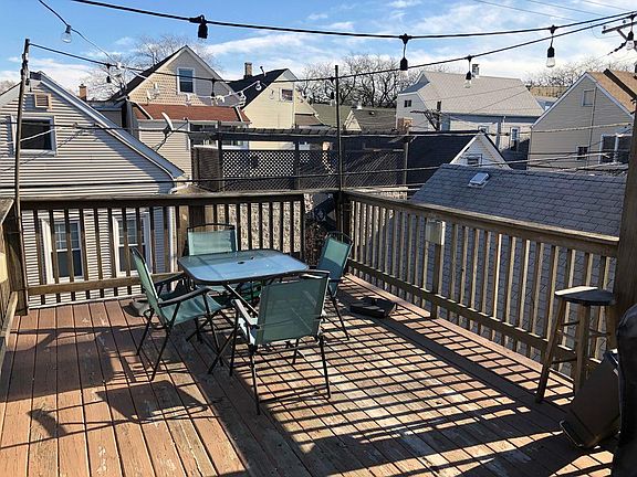 Large Private back deck with access off of Kitchen