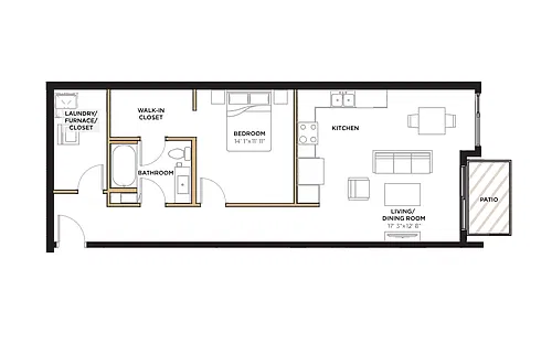 Floor plan A14