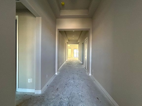 Construction progress - entryway