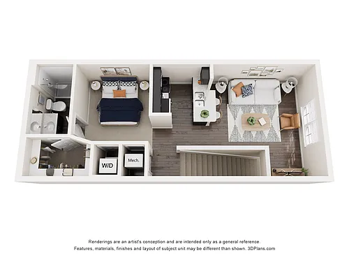 Floor plan The Studio