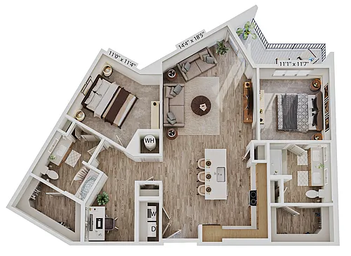 Floor plan B8