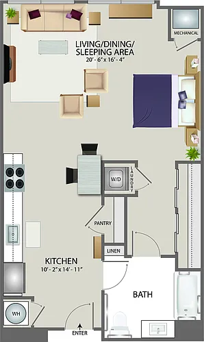 Floor plan Reserve A4