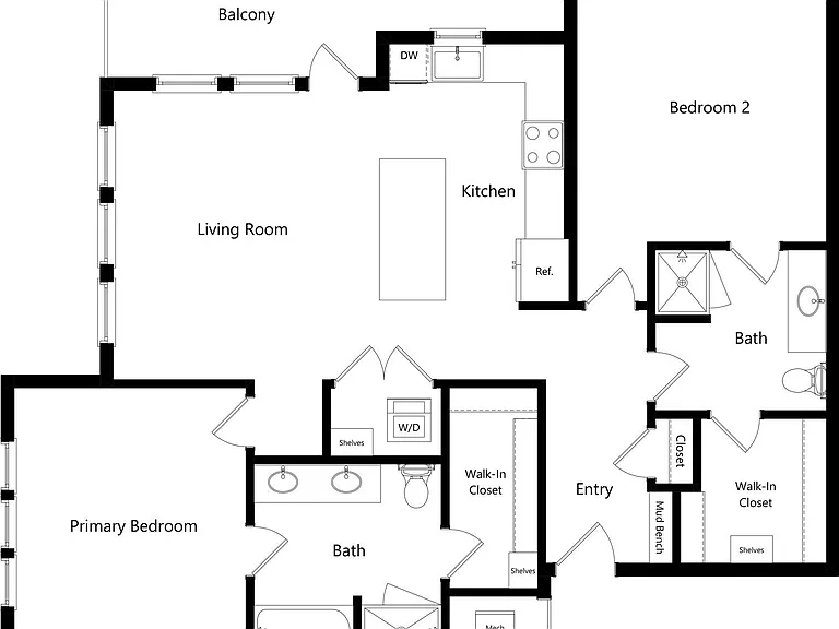 B5 floor plan The Ludlow