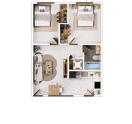 Floor plan 2 Bedroom
