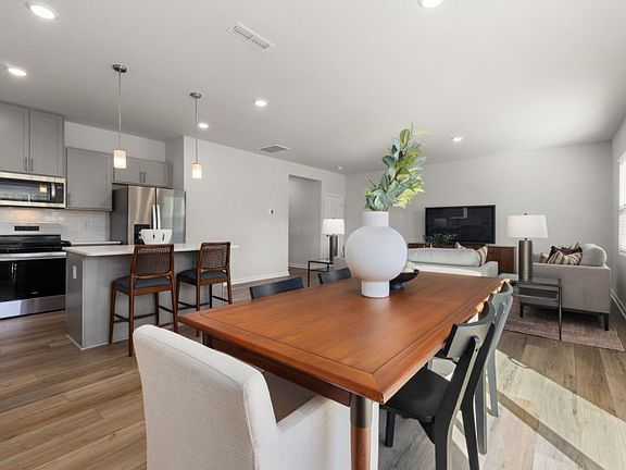 Cafe open to Kitchen Gathering Room - Model Representation