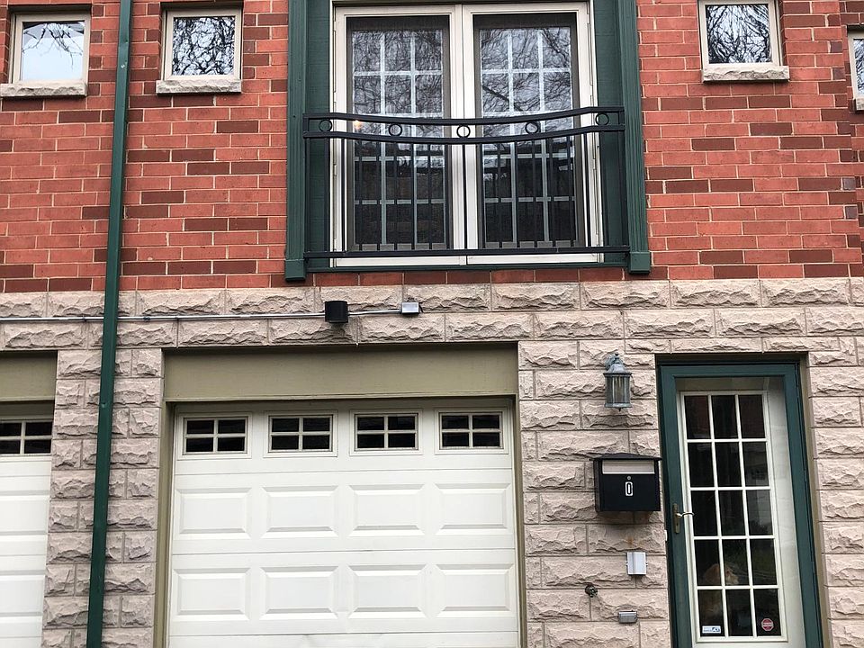 Exterior, entrance, one car garage