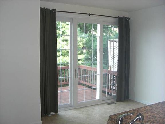 New sliding glass door