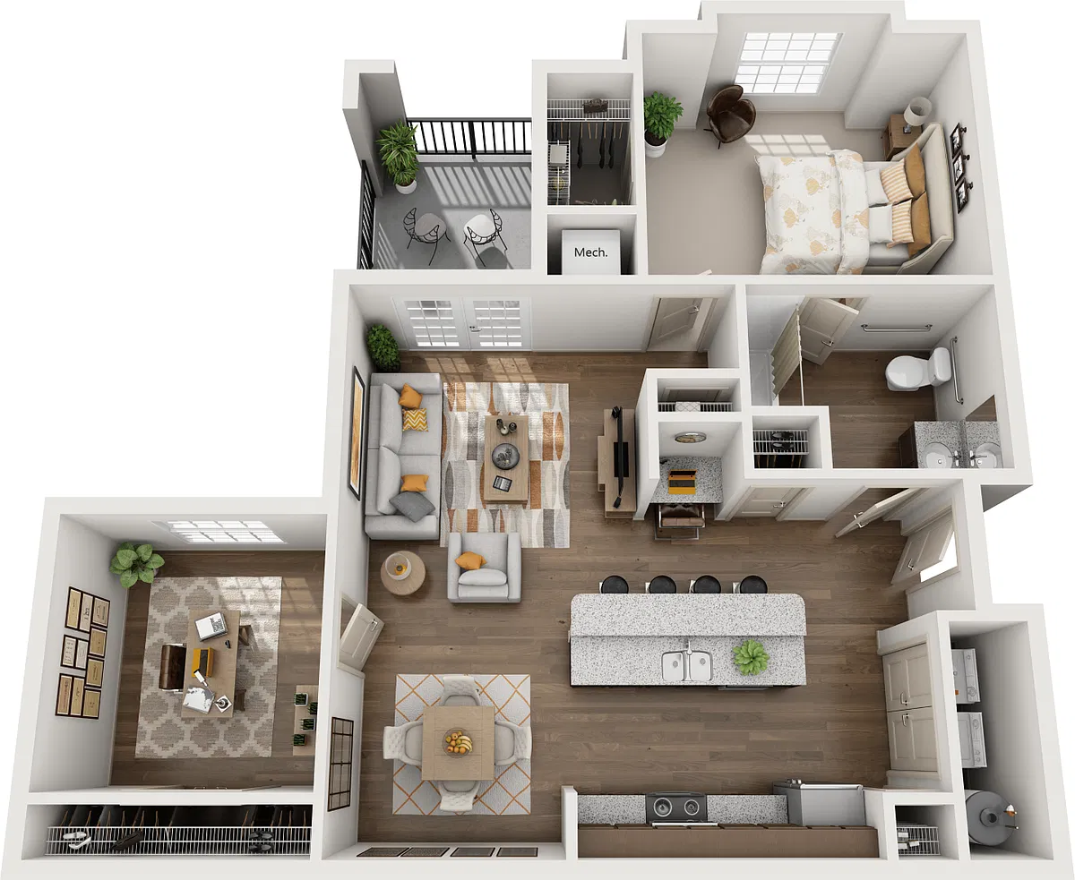 Floor plan B1