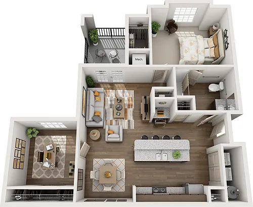 Floor plan B1