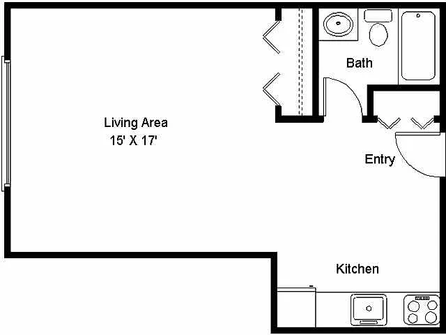Floor plan Studio