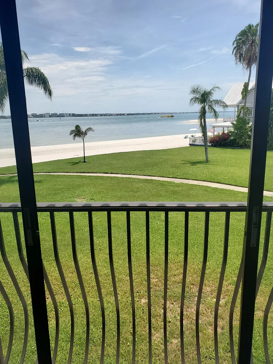 View from primary bedroom - 895 S Gulfview Blvd #201