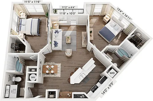 Floor plan B3