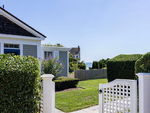 "Your Watch Hill getaway begins here, just steps from the beach."