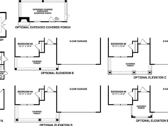 Brayden First Floor Options