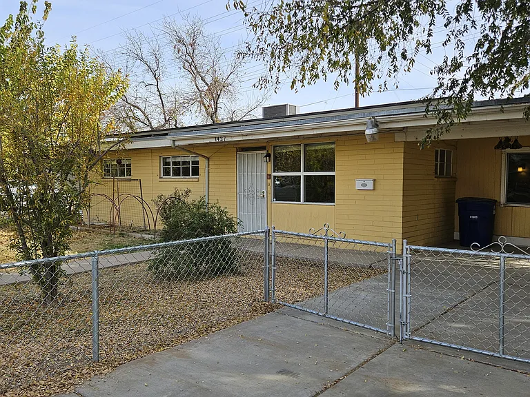 Front view of house (winter)