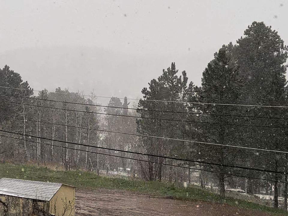 The view from the deck over looking the downtown area.