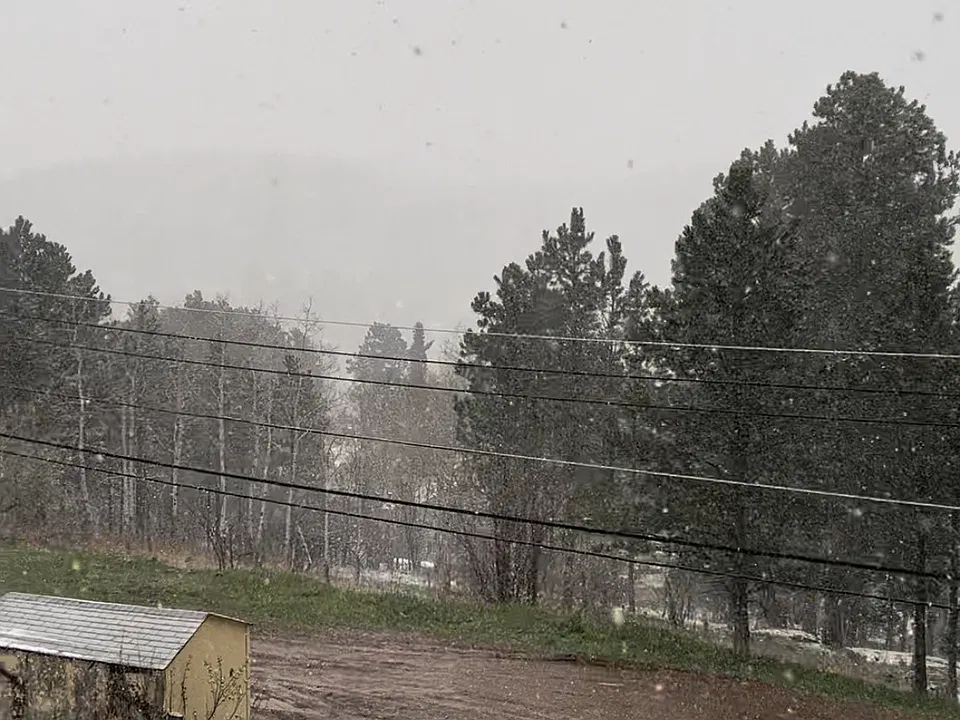 The view from the deck over looking the downtown area.