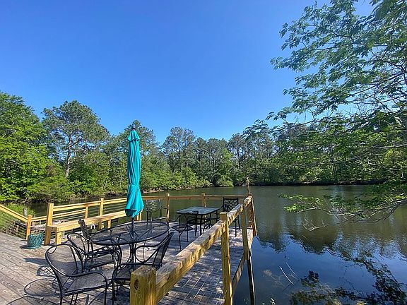 Deck over pond 
