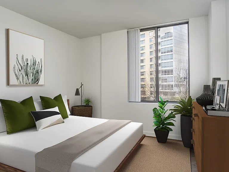 Bedroom with Hardwood Flooring