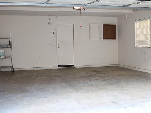 Empty 2 Car Garage