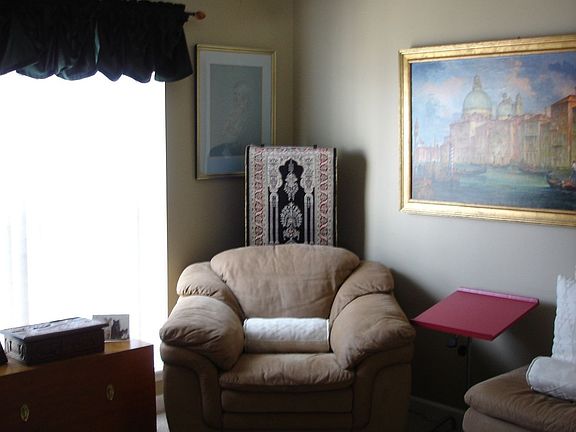 Third bedroom used as sitting room