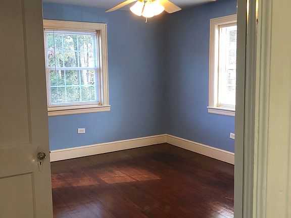 Bedroom with two closets