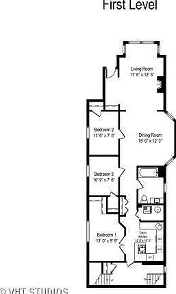 Real floor plan with dimensions
