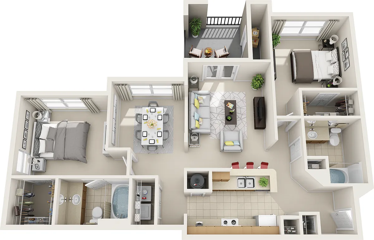 Floor plan B1