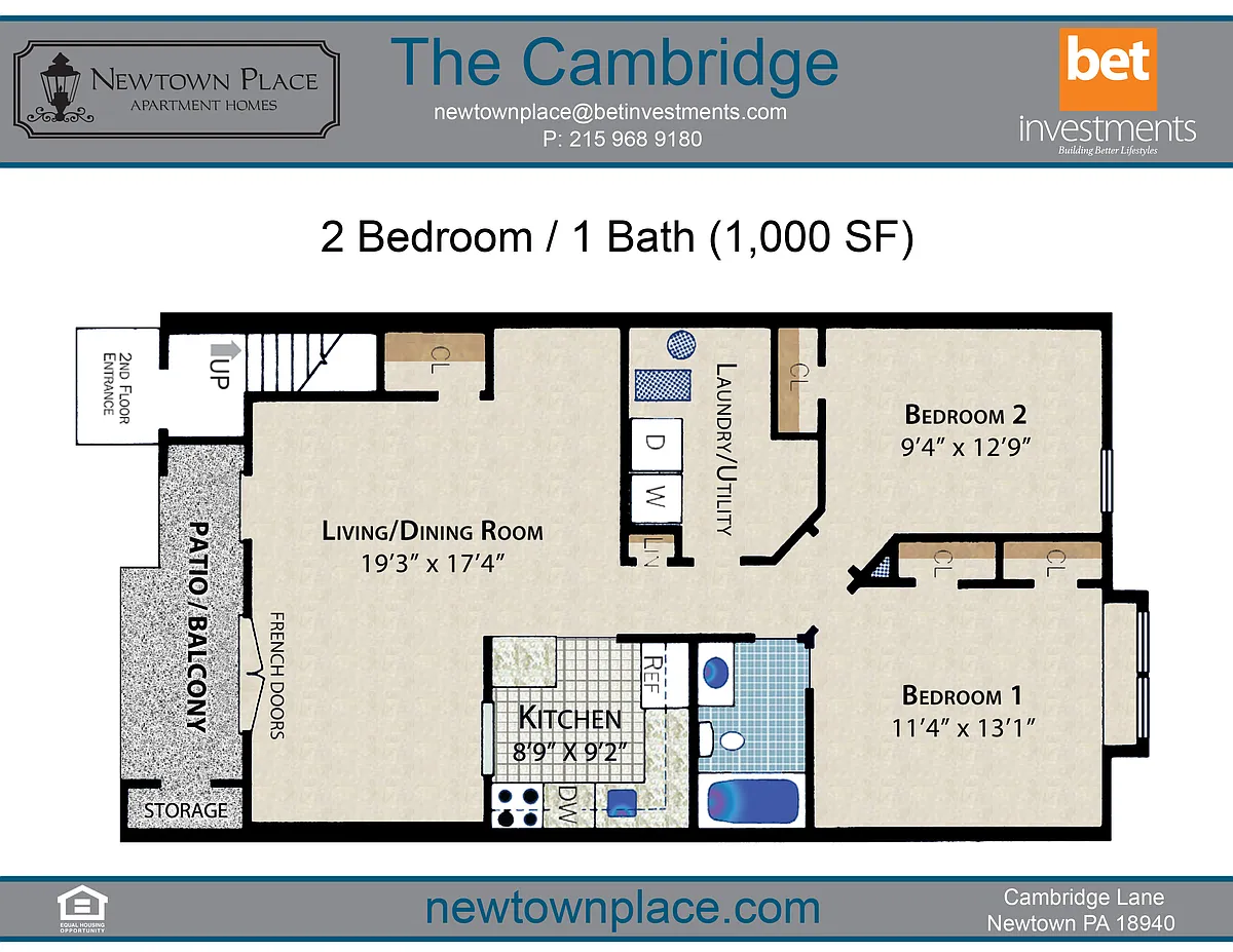 Floor plan Cambridge
