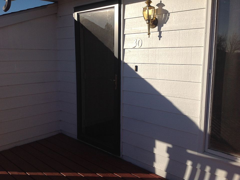 Front door on deck