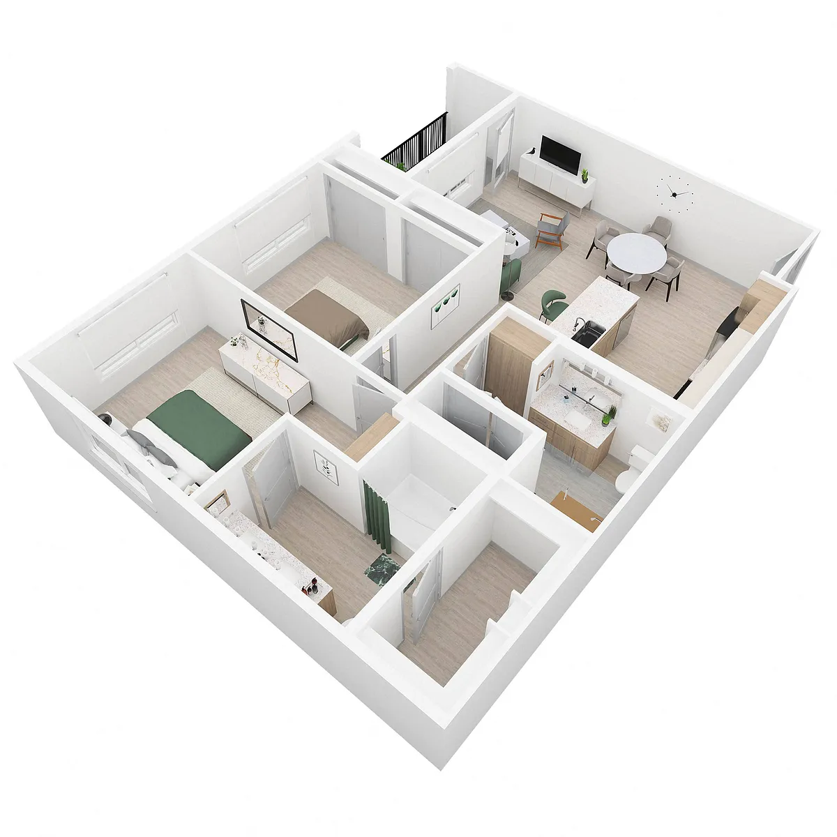 Floor plan B3