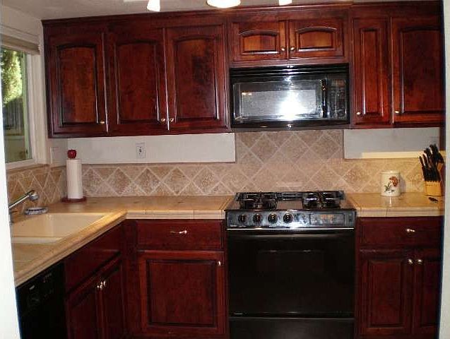 Cherry Wood Cabinets