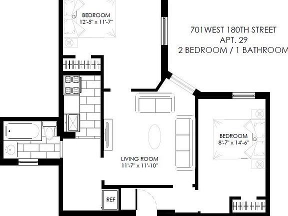 2nd image of 657 W 183rd St #29