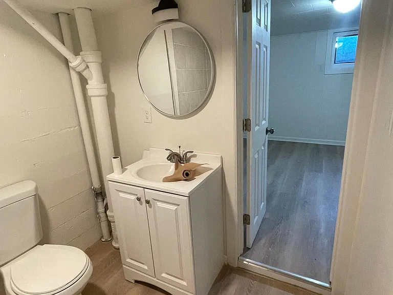 Basement bathroom