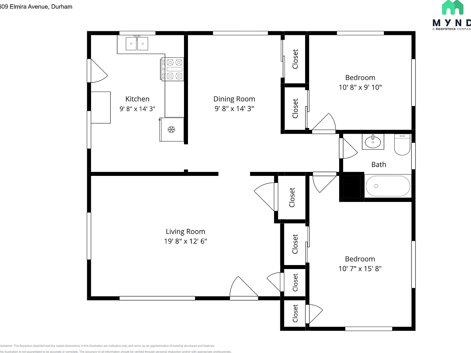 2 bed, 1.0 bath, 1060 sqft, $1,670 — Photo 2