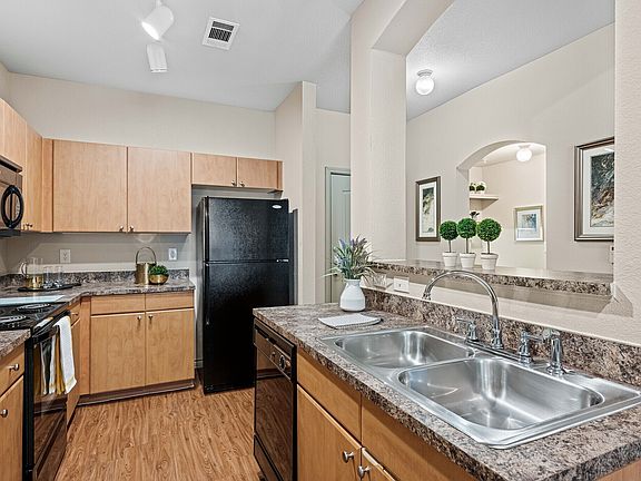 Spacious Kitchens with Black Appliance Package