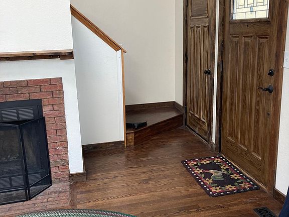stairs leading to upstairs bath and 2 bedrooms